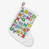 Alphabet Maze Poster Grote Kerstsok (Voorkant (Hangend))