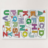 Alphabet Maze Puzzles Railroad Legpuzzel (Horizontaal)
