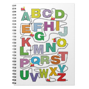 Alphabet Maze Puzzles Railroad Notitieboek