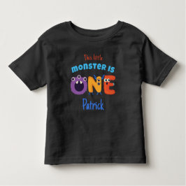 Alphabet Monsters 1e Verjaardag Dit Kleine Monster Kinder Shirts