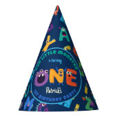 Alphabet Monsters 1e Verjaardag Ons Kleine Monster Feesthoedjes (Voorkant)