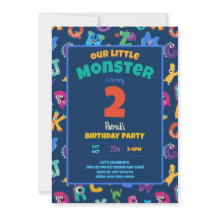 Alphabet Monsters Verjaardag Kleine Monster Add Ag