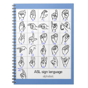 ALPHABET-notebook SIGN TAAL Notitieboek