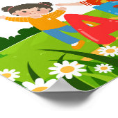 Alphabet & Numbers Educational Poster (Hoek)