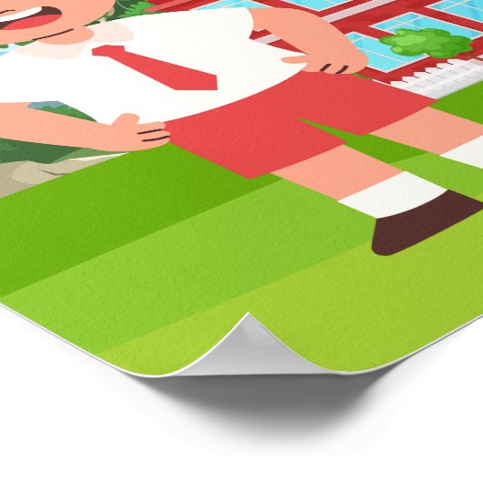 Alphabet & Numbers Educational Poster (Hoek)