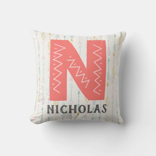 Alphabet Nursery Kussen (Voorkant)