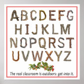 Alphabet Outdoor Classroom Poster (Voorkant)