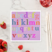 Alphabet Paper Napkin Servet (Insitu)