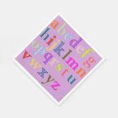 Alphabet Paper Napkin Servet (Hoek)