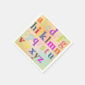 Alphabet Paper Napkin Servet (Hoek)