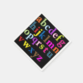 Alphabet Paper Napkin Servetten (Hoek)