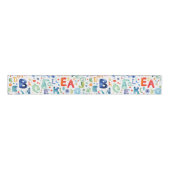 Alphabet Pattern Grosgrain Lint (Voorkant)
