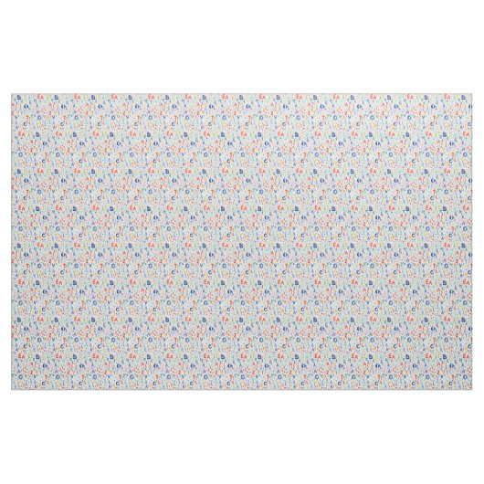 Alphabet Pattern Stof (Yard (91,4 cm))
