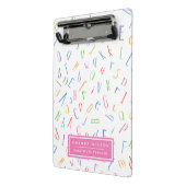 Alphabet Pattern - Substituut leraar / Tutor Mini Klembord (Angled2)