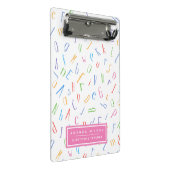 Alphabet Pattern - Substituut leraar / Tutor Mini Klembord (Schuin)