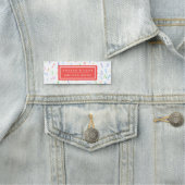 Alphabet Pattern - Substituut leraar / Tutor Naamplaatje (In situ)