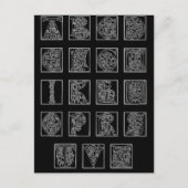 Alphabet Post Kaart (Voorkant)