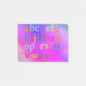 Alphabet Post Note (Voorkant)