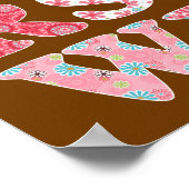 Alphabet Poster voor meisje (Hoek)