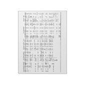 Alphabet Progressie door geschiedenisgrafiek Notitieblok (Linkerzijde)