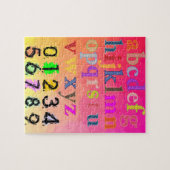 Alphabet Puzzle Legpuzzel (Horizontaal)