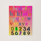 Alphabet Puzzle Legpuzzel (Verticaal)