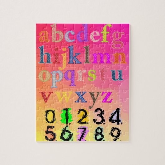 Alphabet Puzzle Legpuzzel (Verticaal)