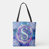 Alphabet S mandala Tote Bag (Achterkant)