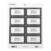 Alphabet School Labels (Full Sheet)