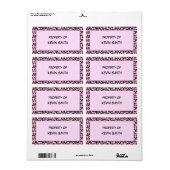 Alphabet School Labels (Full Sheet)