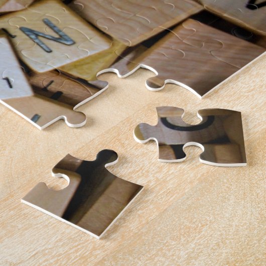 Alphabet Scramble - 11x14 - 252 pcs. Legpuzzel (Zijkant)