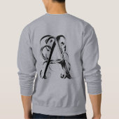 Alphabet Shirt met Letter A Basic Sweatshirt (Achterkant)