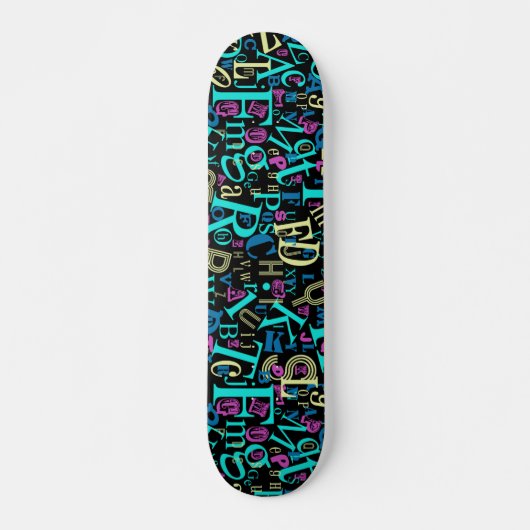 Alphabet Skateboard (Voorkant)