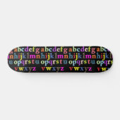 Alphabet Skateboard (Horizontaal)