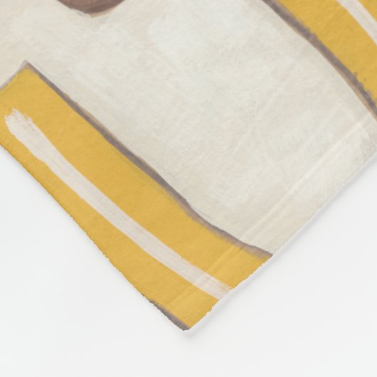 Alphabet Soup Fleece Deken (Hoek)