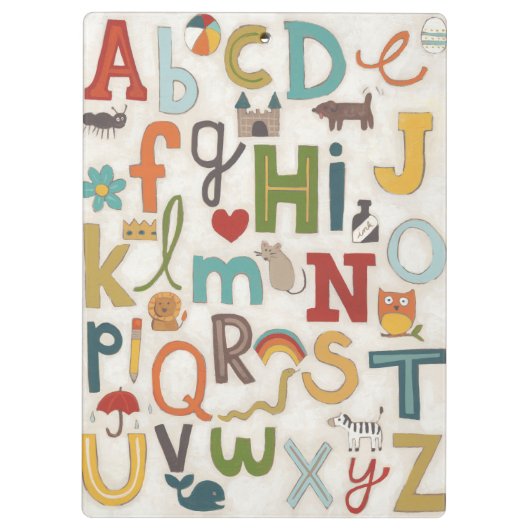 Alphabet Soup Klembord (Achterkant)