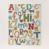 Alphabet Soup Legpuzzel (Verticaal)