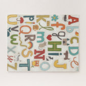 Alphabet Soup Legpuzzel (Horizontaal)