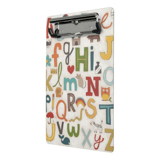 Alphabet Soup Mini Klembord (Angled2)