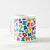 Alphabet Soup Mug Koffiemok (Voorkant links)