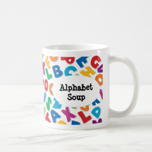 Alphabet Soup Mug Koffiemok