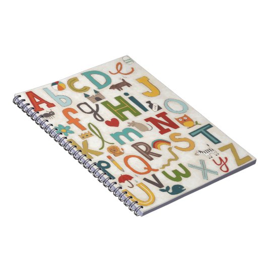 Alphabet Soup Notitieboek (Rechterzijde)