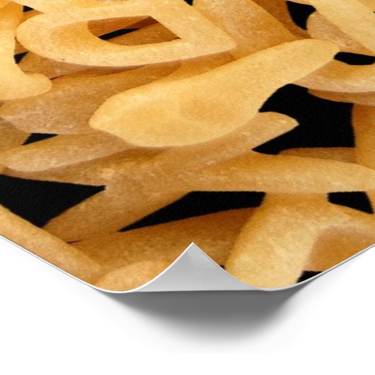 Alphabet soup pasta poster (Hoek)