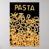 Alphabet soup pasta poster (Voorkant)
