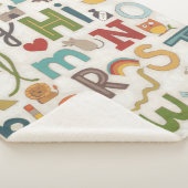 Alphabet Soup Sherpa Deken (3/4)