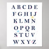 Alphabet Stars Poster (Voorkant)
