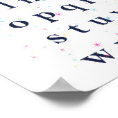 Alphabet Stars Poster (Hoek)