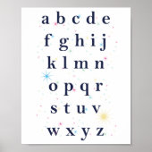 Alphabet Stars Poster (Voorkant)