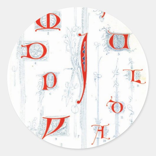 Alphabet Sticker (Voorkant)