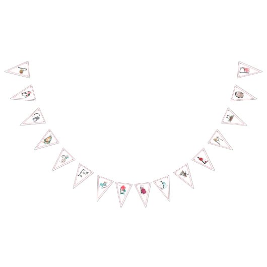 Alphabet storybook abc schoolfeest vlaggetjes (Alle)